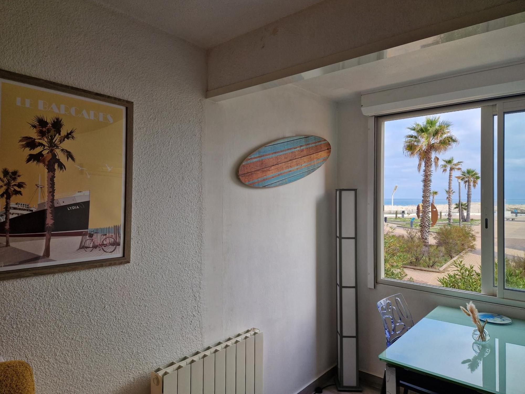 Appartement Front De Mer Le Barcarès Esterno foto